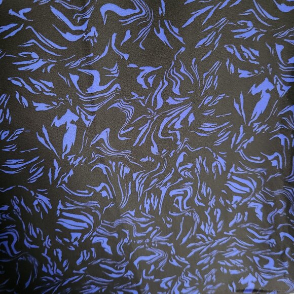 Womens Sleeveless Blouse, Blue and Black, Reitmans, Size XL - Picture 3 of 5